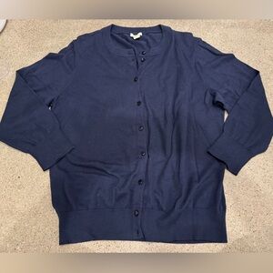 J. Crew Clare Cardigan in Navy